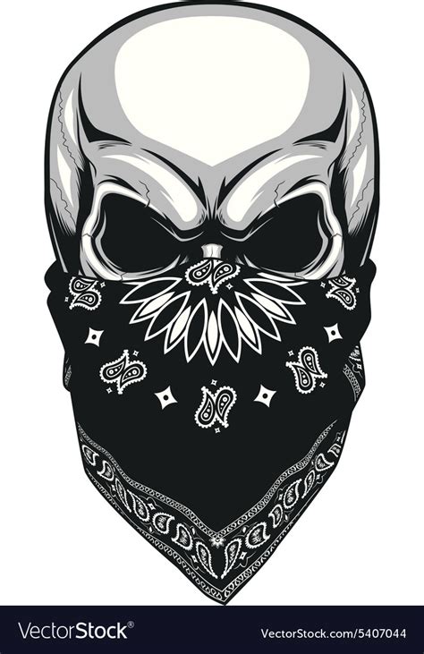 Skull Wearing Bandana