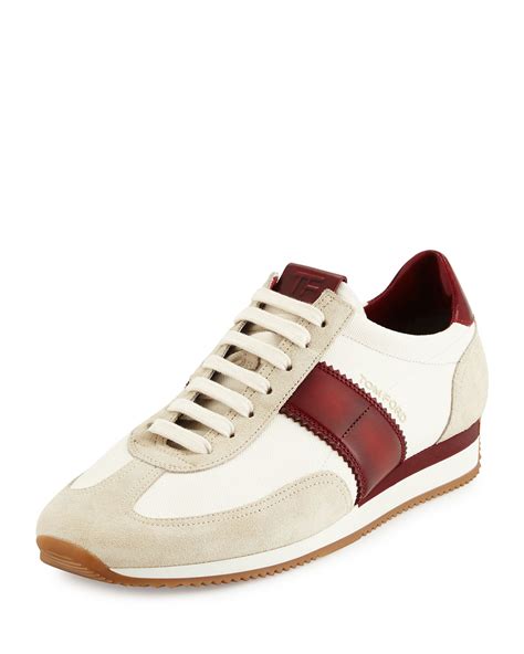 Tom Ford Orford Colorblock Trainer Sneaker In White For Men Lyst