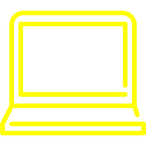Yellow Laptop 4 Icon Free Yellow Laptop Icons