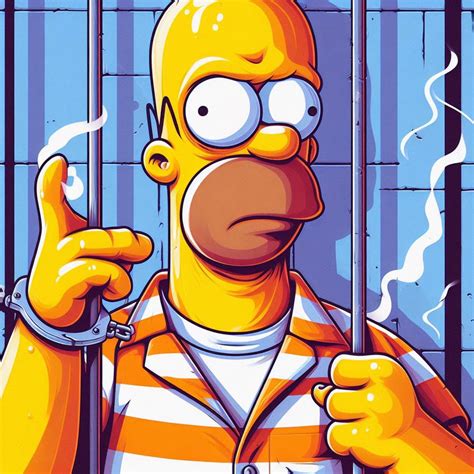 Homer Simpson In Prison 2 By Jesse220 On Deviantart