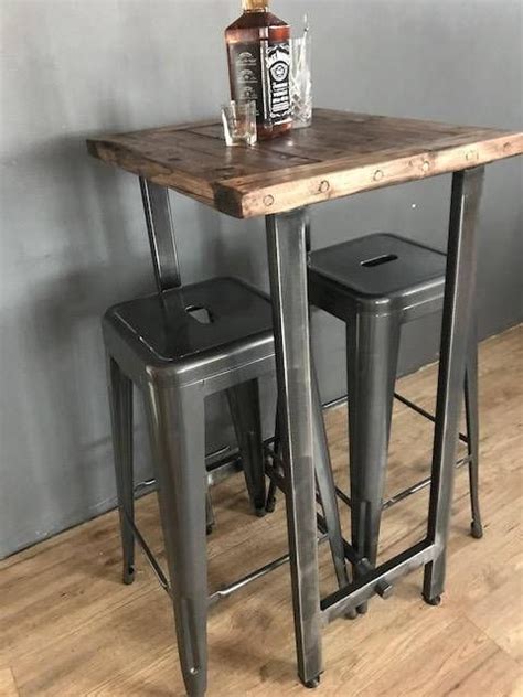 Ingram round copper bistro table. Cafe/Bistro/Bar/Coffee/ Table and Stool Set | Etsy ...