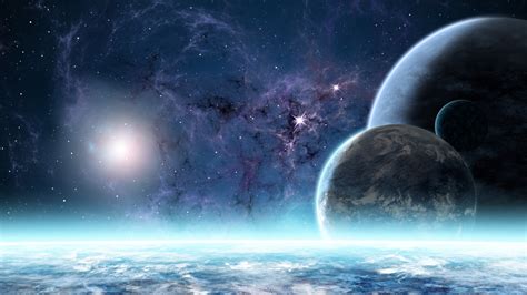 1920x1080 Nebula Planets Stars Atmosphere Coolwallpapersme