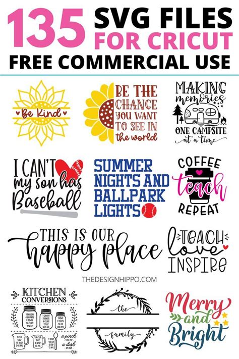 135 Free Svg Files For Cricut With Commercial Use Cricut World