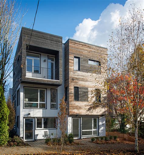 Curbed First Passive House Townhomes Hit Market Cascade Built