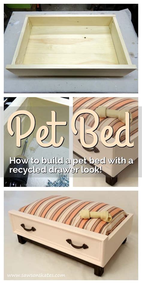 How To Make A Diy Dog Bed With A Recycled Drawer Look