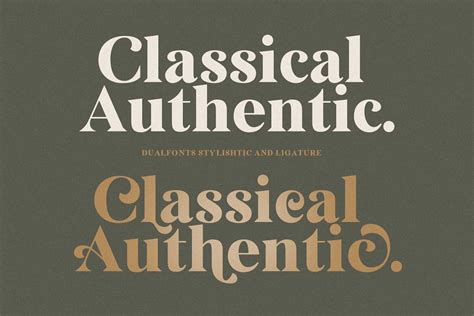 Classical Authentic Font Dfonts