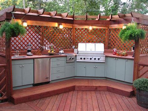 An outdoor kitchen will make your home the life of the party. Outdoor Kitchen Ideas for Backyard Entertaining - DIYBunker