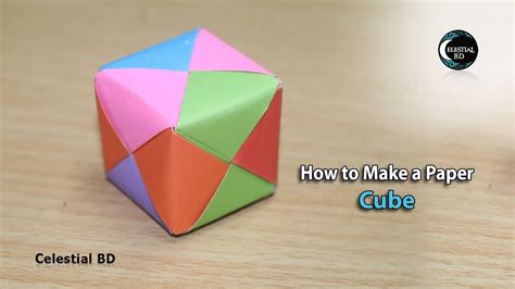 3d Cube How To Make Paper 3d Cube Cube How To Make Paper Cube