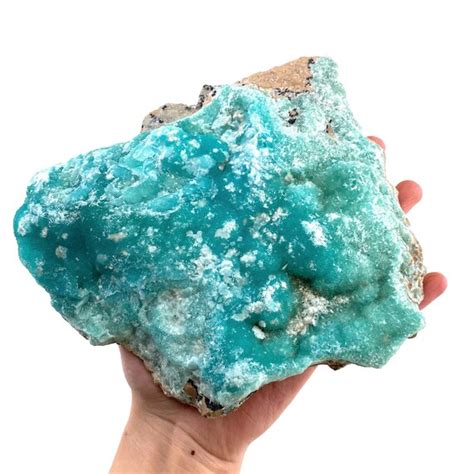 Blue Aragonite Raw Specimen Crystal Bundle Gruponymmx