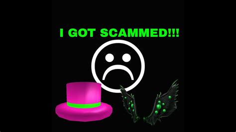 i got scammed on roblox youtube