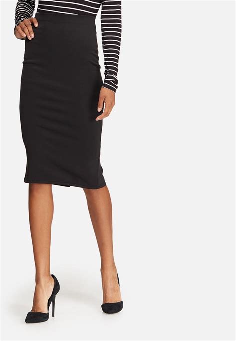 Formal High Waisted Pencil Skirt Black Dailyfriday Skirts