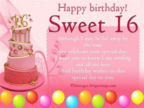 Pin By Marilyn Van Aanholt On Bday Wishes 16th Birthday Wishes