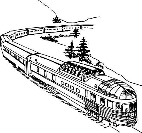 Locomotive Rail Railroad Free Vector Graphic On Pixabay