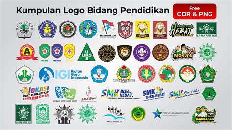 Kumpulan Logo Bidang Pendidikan Free Cdr Pdf And Png File