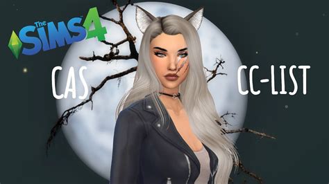 Sims 4 Cas Cc List Werewolf Youtube