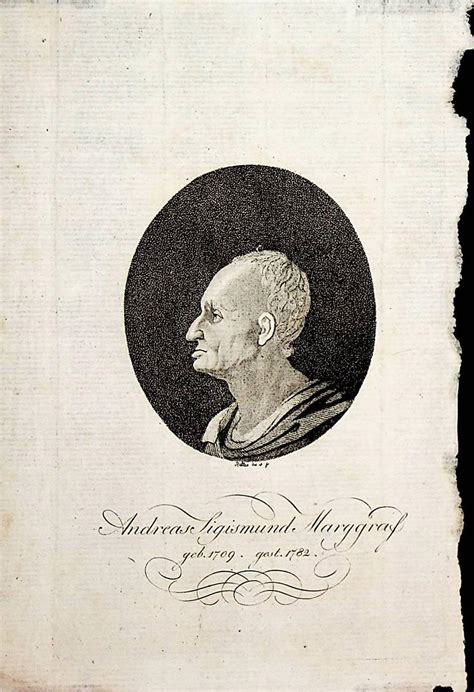 Marggraf Andreas Sigismund Marggraf 1709 1782 Chemiker Und Physiker