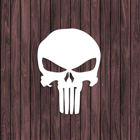 Punisher Decals For Cars Punisher Skull Vinyl Decal Punisher Sticker