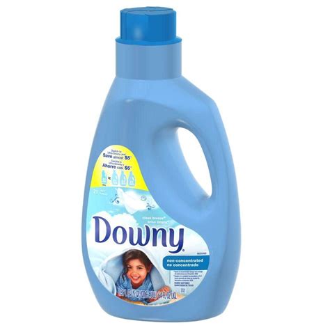 Downy 64 Oz Non Concentrated Fabric Softener With Clean Breeze Scent