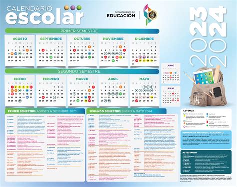 Calendario Escolar 2023 A 2024 Departamento De Educacion En Imagesee