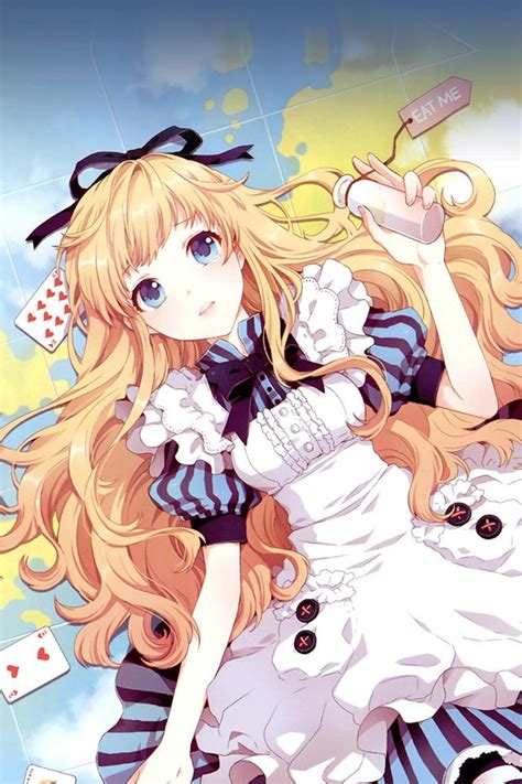 Freeios7 Alice In Wonderland Alice Anime Kawaii