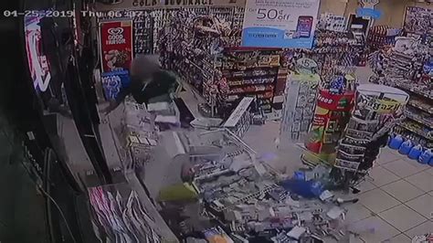 Man Caught On Camera Trashing Gas Station Convenience Store In Detroit