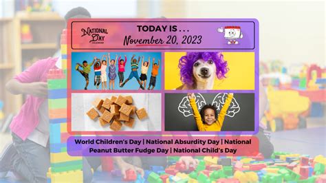 November 20 2023 National Absurdity Day National Peanut Butter