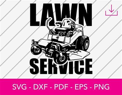 Zero Turn Lawnmower Svg Lawn Mower Svg Silhouette Shadow SVG Cut File