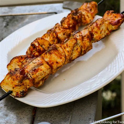Bbq Chicken Kabobs Cooking For Two