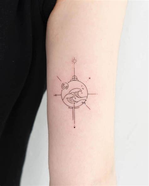 Viking Compass Tattoo Small Compass Tattoo Compass Tattoo Design