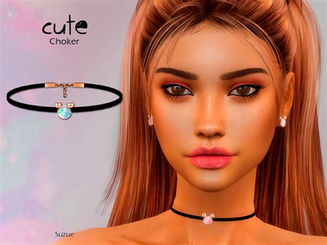 Cute Choker By Suzue From Tsr • Sims 4 Downloads
