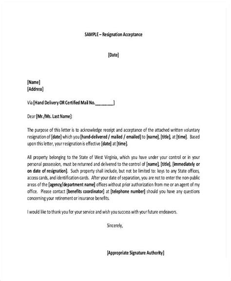 34 Free Resignation Letter Templates Pdf Doc