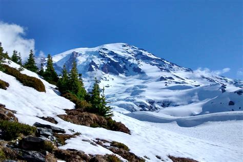 Imagen Gratis Nieve Montaña Invierno Hielo Escarcha Cielo Azul