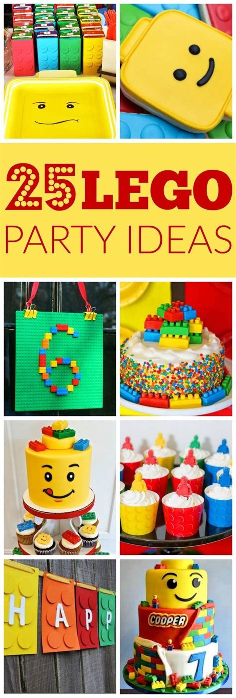 Lego Themed Party Lego Birthday Party Birthday Games 6th Birthday