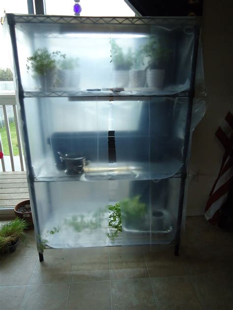 Homemade Greenhouse I Have A Shelving Unit Exactly Like This I Love