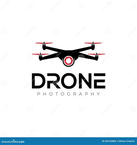 Drone Logo Drone Photography Logo Design Vector Stock Vector