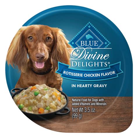 Sundays is a brand of premium dog food that has the convenience of dry kibble but with quality ingredients and optimal nutrition. Blue Buffalo Divine Delights Rotisserie Chicken Flavor ...