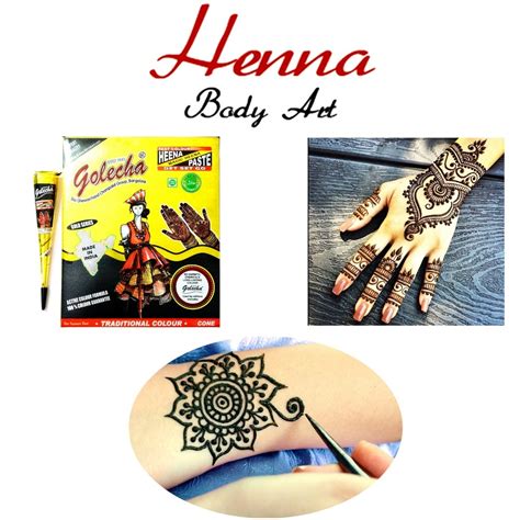 12pcslot Stencil Mehndi Black Henna Tattoo Paste Cones Temporary