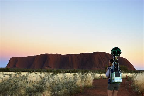 The anangu, the traditional custodians. Experience Uluru with Google Maps Street View - one of the ...