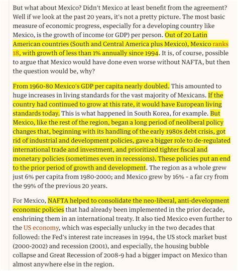 Ben Norton On Twitter 20 Years After Signing The North American Free Trade Agreement Nafta