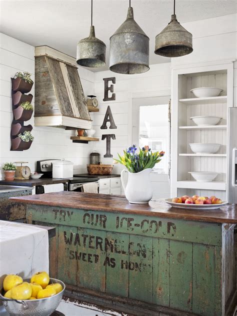 High Industrial Country Kitchen Ideas