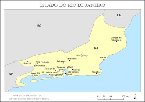Mapa Do Rio De Janeiro Baixar Mapas