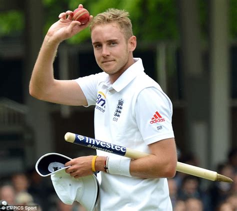 bumble at the test stuart broad delivers the goods daily mail online