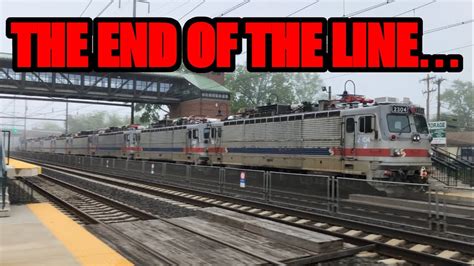 Last Ride Of The Septa Aem 7s Chasing The Septa Aem 7 Funeral Train