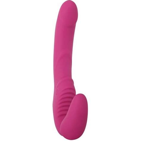 Eves Vibrating Strapless Strap On Pink Sex Toys And Adult Novelties