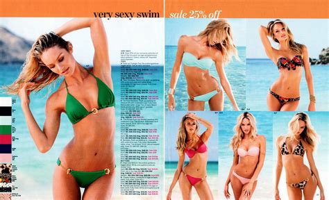 Victorias Secret Catalog Swim Sale Magazine Photoshoot