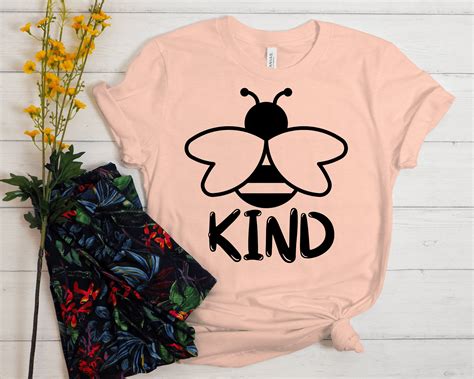Bee Kind T Shirt Bee Shirt Kindness Matters Shirt Etsy