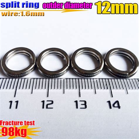 Strong Test New Product Fishing Split Rings Sizewire16mm Outder