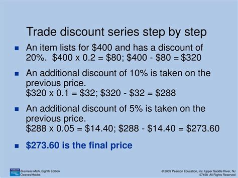 Ppt 81 Single Trade Discounts Powerpoint Presentation Free Download