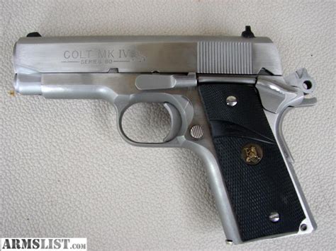 Armslist For Sale Colt Officers Acp Series 80 Stainless