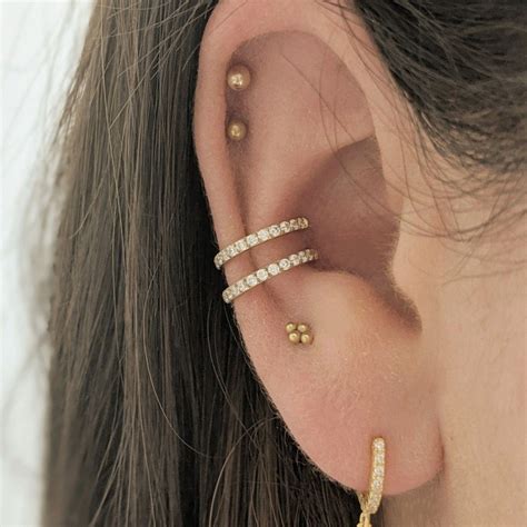 Absolutely Loving This Double Conch Clicker Hoops Are Made Of L